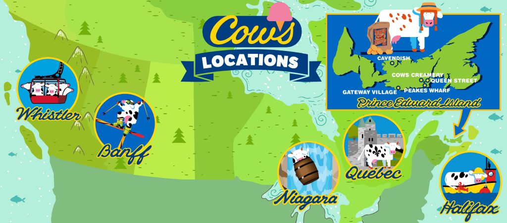 COWS Locations across Canada